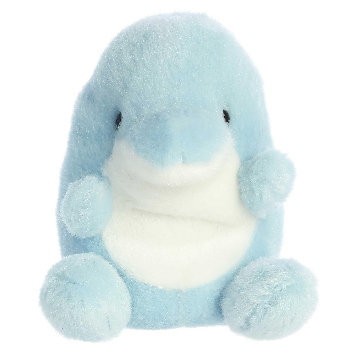 Aurora® Adorable Palm Pals™ Clicks Dolphin™ Stuffed Animal - Fun Collectible Plush for Kids and Adult Collectors - Perfect for Decorating Rooms