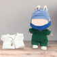 Mini Clothes Doctor Outfit for 17cm LABB Dolls(No Doll) - Doctor Outfit Set with White Coat, Green Scrubs, Cap, Mask & Shoes