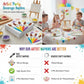 Fun Express - Artist Party Beverage Napkins for Birthday - Party Supplies - Print Tableware - Print Napkins - Birthday - 16 Pieces
