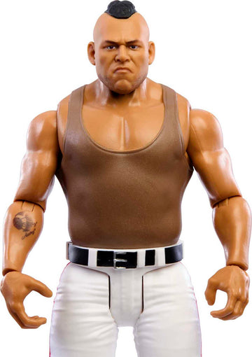 Mattel WWE Commander Azeez Basic Action Figure, 10 Points of Articulation & Life-like Detail, 6-inch Collectible