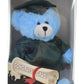 Plushland Blue Bear Plush Stuffed Animal Toys Present Gifts for Graduation Day, Personalized Text, Name or Your School Logo on Gown, Best for Any Grad