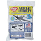 TimMee WW2 Fighter Ace Planes - Gray 9pc Plastic Army Men Airplanes USA Made