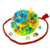 QTLJJBY Marble Balance Game, Wobble Marble Game, 60 Pieces Glass Marbles