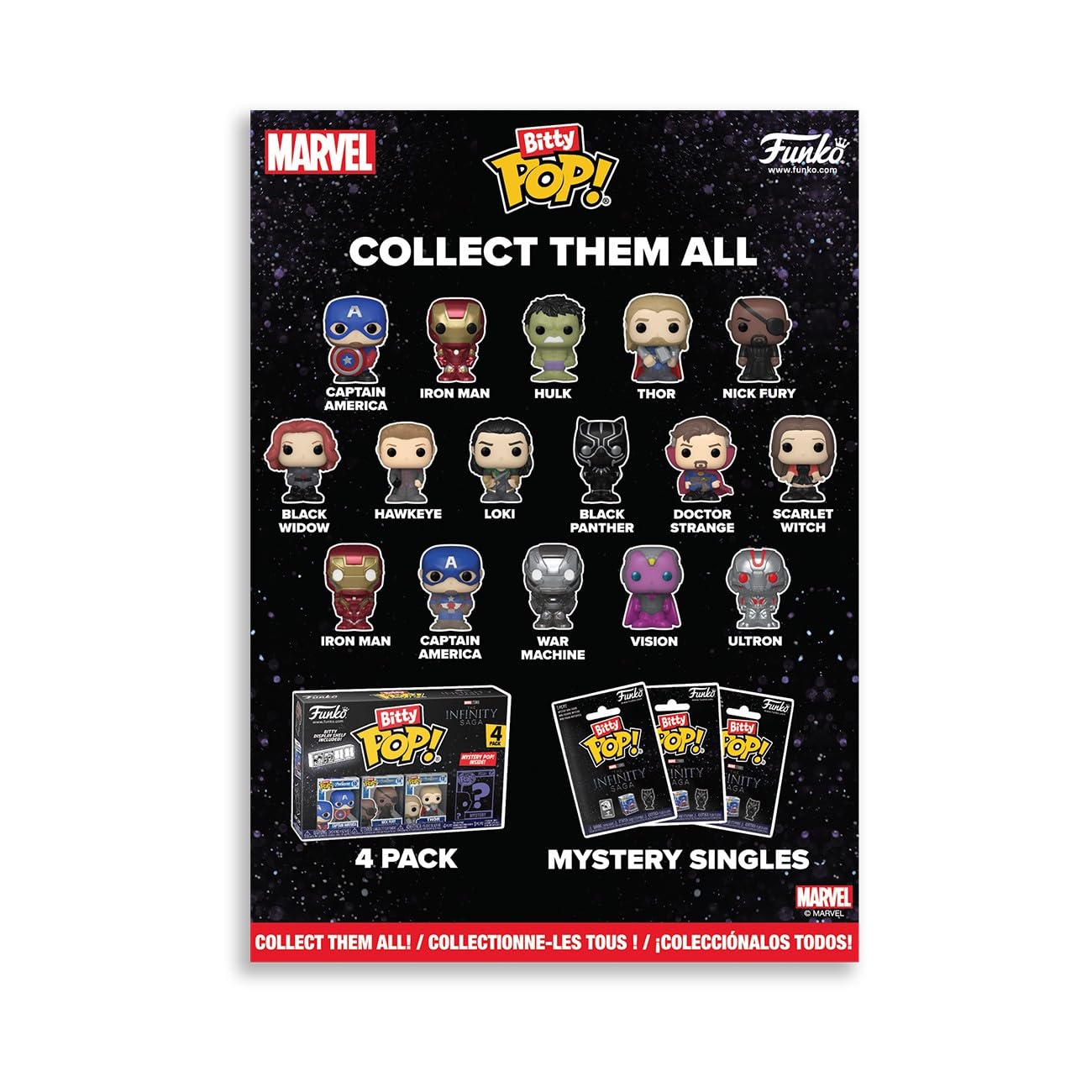 Funko Bitty POP! Advent Calendar: Marvel Comics - 24 Days