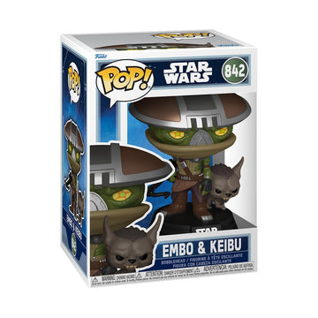 Funko Pop!&Buddy: Star Wars - Embo & Keibu - Mandalorian and Grogu - Collectable Vinyl Figure - Gift Idea - Official Merchandise - Toys for Kids &