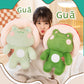 Enivtfz Frog Plush Toys, 10" Cute Frog with Red Mushroom Hat Stuffed Animals, Kawaii Plushies Gift for Kids Girls Adults Valentines Birthdays