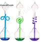Colorful Office Thinking Hand Boiler, Glass Science Energy Transfer, Children Science Experiment, Love Birds Color Meter Hand Boiler, 3 Pcs