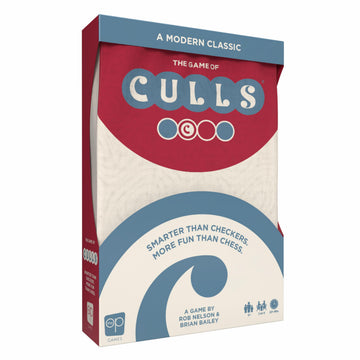 CULLS, an Abstract Strategy Board Game, Smarter Than Checkers and More Fun Than Chess, A Travel Friendly Quick Thinking Tactics Game for Ages 6 & Up