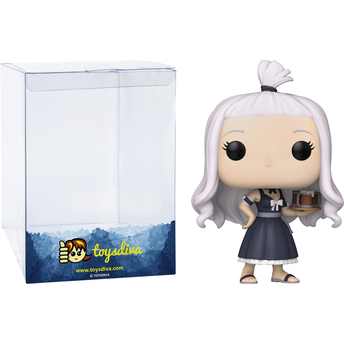 Funko Mirajane Strauss: P o p ! Animation Vinyl Figurine Bundle with 1 Compatible 'ToysDiva' Graphic Protector (1050-57342 - B)