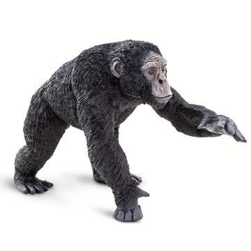 Safari Ltd. Chimpanzee Figurine - Lifelike 4" Primate Figure - Educational Toy for Boys, Girls, and Kids Ages 1+