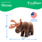 The Petting Zoo Moose Stuffed Animal Plushie, Gifts for Kids, Earth Keeperz Wildlife Animals, Zoologee Moose Plush Toy, 13 inches