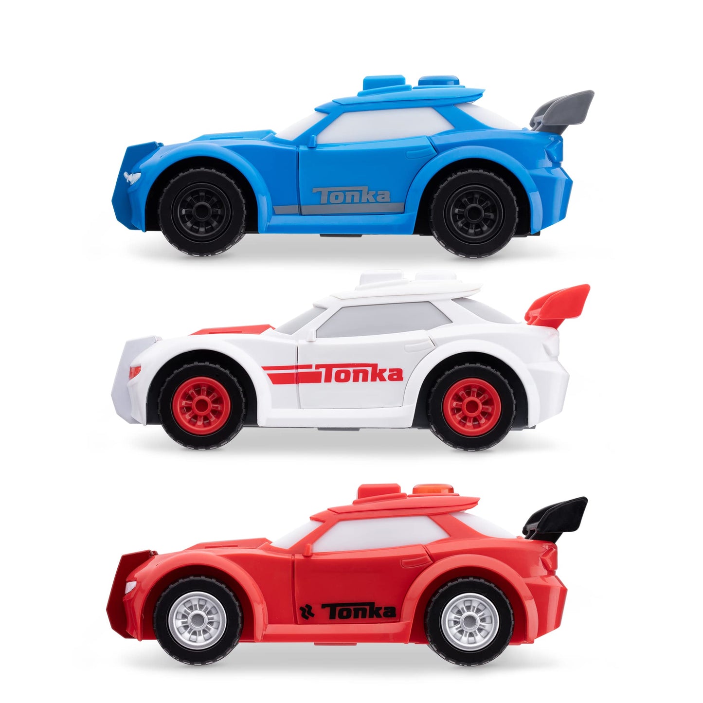 Tonka, 3-Pack Sports Cars- Made with Sturdy Plastic, Friction Powered, Boys and Girls, Toddlers Ages 3+, Sports Cars, Toddlers, Birthday Gift, Holiday