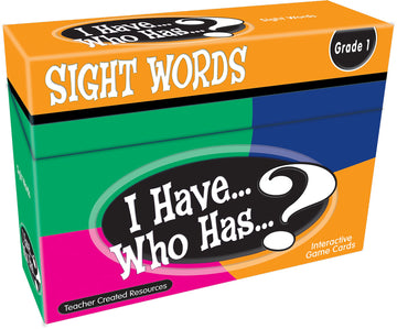 Teacher Created Resources I Have, Who Has Sight Words Game Grade 1