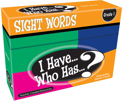Teacher Created Resources I Have, Who Has Sight Words Game Grade 1
