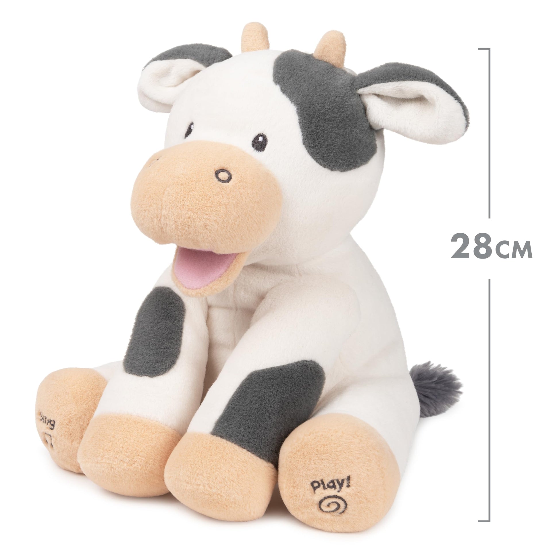 GUND Plush Animated Cow GGE