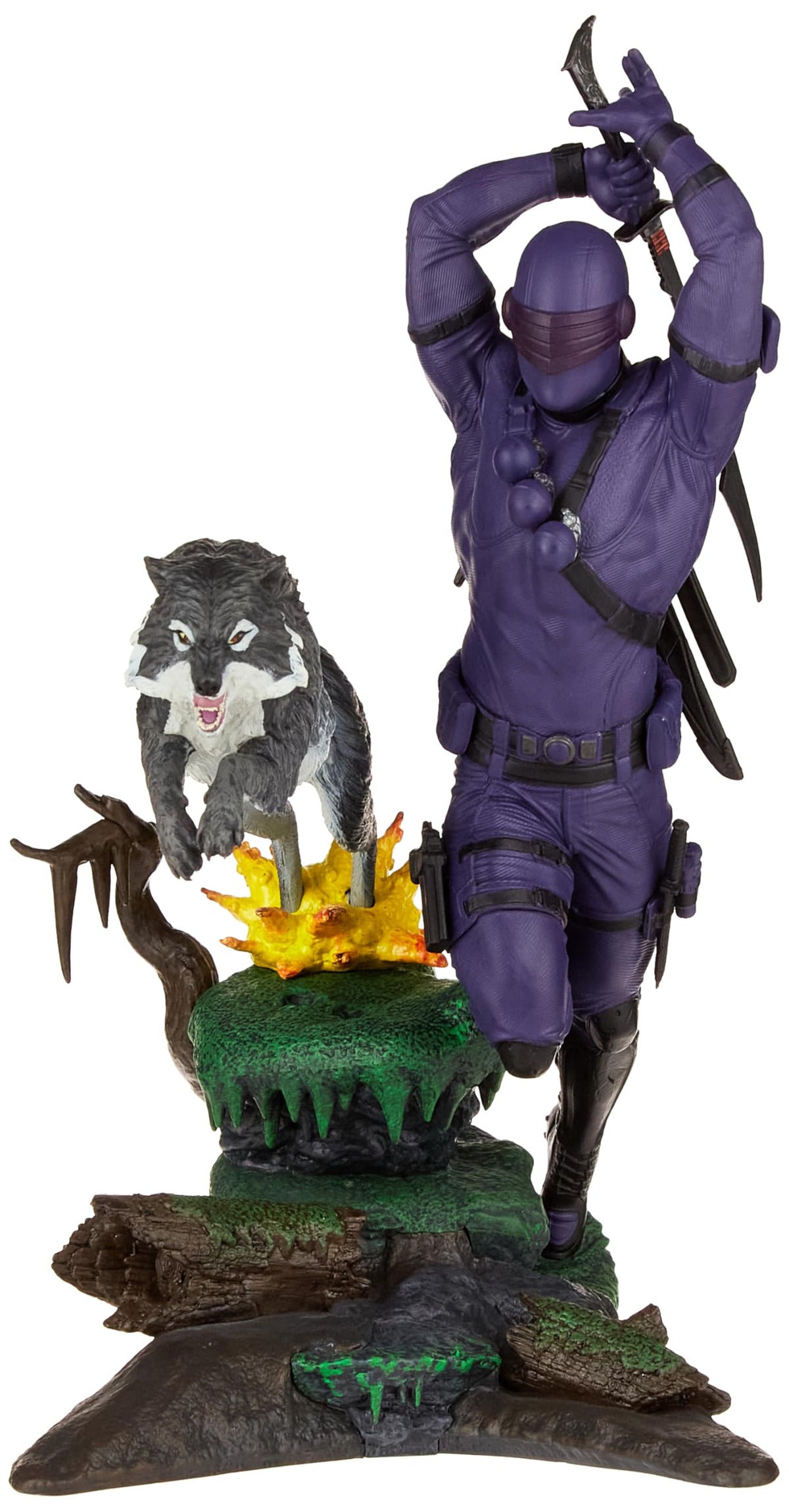 DCD 40TH GI Joe Gallery Snake Eyes Variant PX PVC Statue