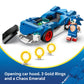 LEGO Sonic The Hedgehog Sonic: Speedster Lightning Race Car Toy for Boys & Girls - Toy Building Set W/Minifigure for Kids & Gamers, Ages 7+ - Gift