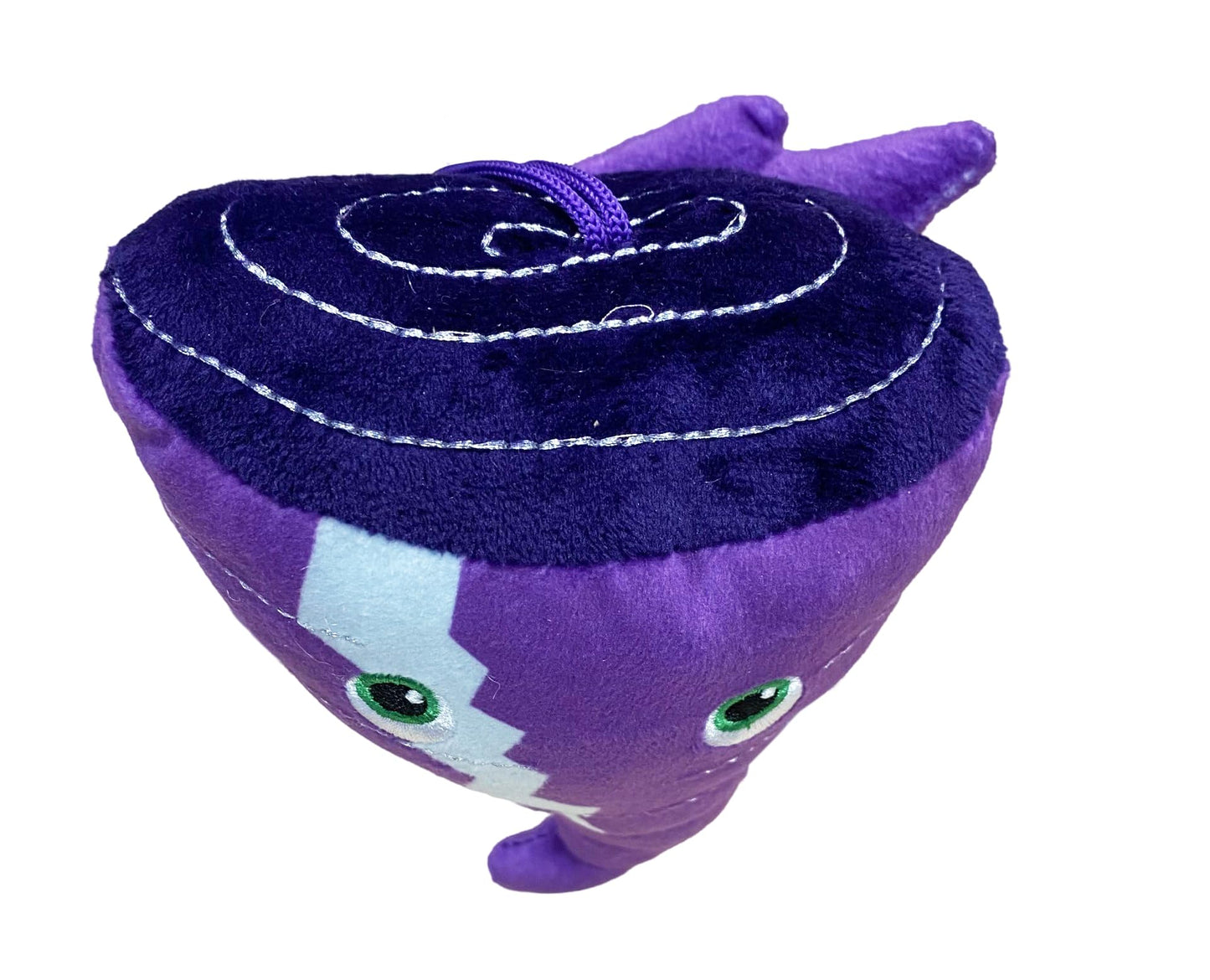 Thunderheads Tornado Plushie, Nature-Inspired Educational Soft Collectible with Fun Fact Card for Exploring Earth & Climate, Eco-Conscious Weather