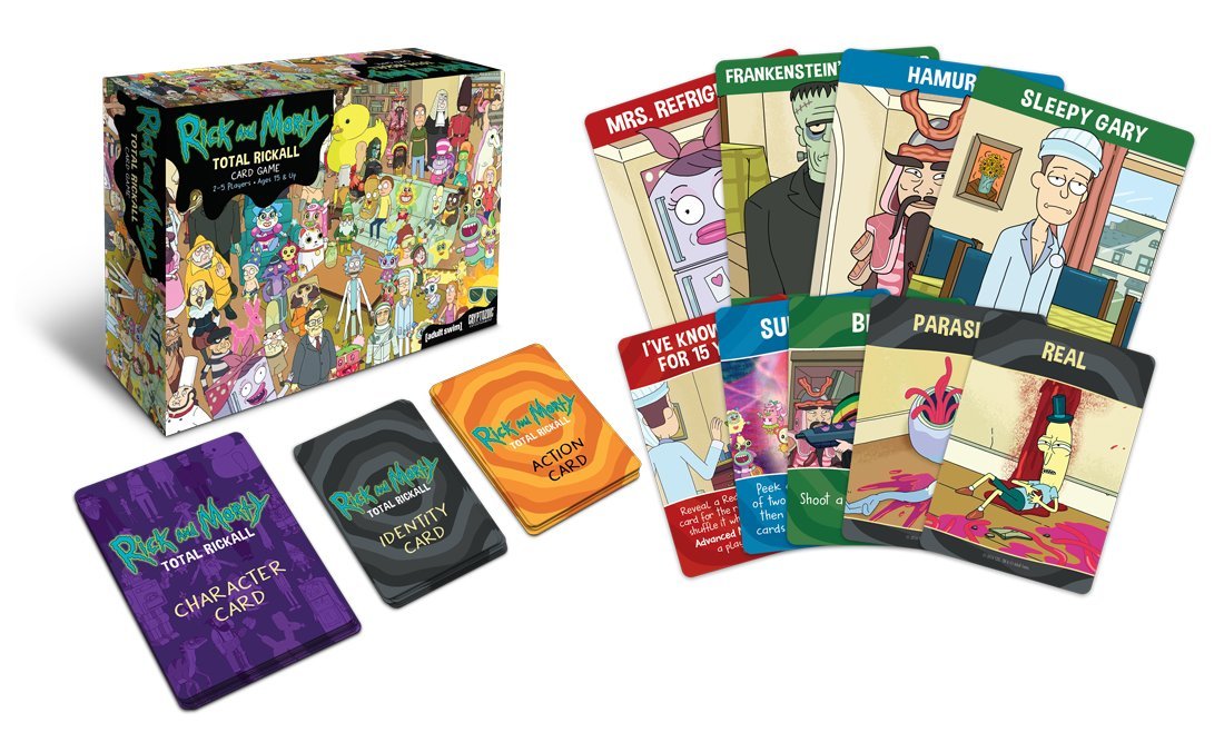 Rick and Morty Total Rickall Cooperative Card Game