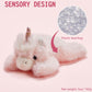 Niceup 7in Unicorn Matching Stuffed Animals for Little Girls Twins Sisters Unicorn Stuffy Weighted Plush Toys (Pink and White, 2-Pack)