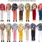 E-TING 10-Item Fantastic Pack = 1 Black-tie Suit with a Shirt + 3 Sets of Casual Wear Clothes Outfit + 1 pc Swim Trunks + 5 Pairs Shoes for 12inches