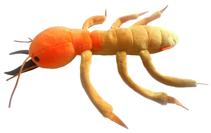 GIANT MICROBES Termite Plush - Learn About This Common Crawler with This Cuddly Plush, Unique Gift for Friends, Family, Educators, Students,