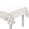 Shining Christmas Snow Paper Table Cover - 54" x 102" | White | 1 Pc.