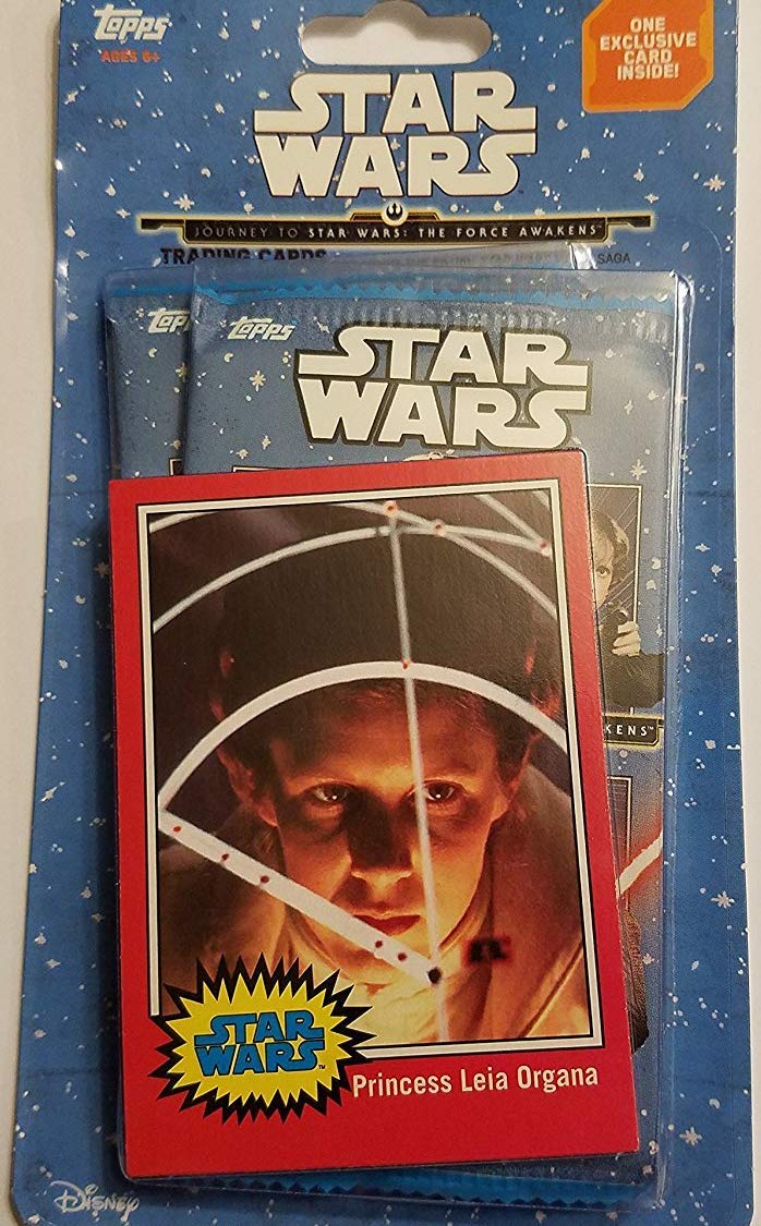 Star Wars The Force Awakens trading cards Topps 2015 2 packs