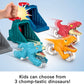 Fisher-Price Imaginext Jurassic World Launcher Set with 4.25-inch Chomping Toy T. rex Dinosaur, Blaster & Food Projectile