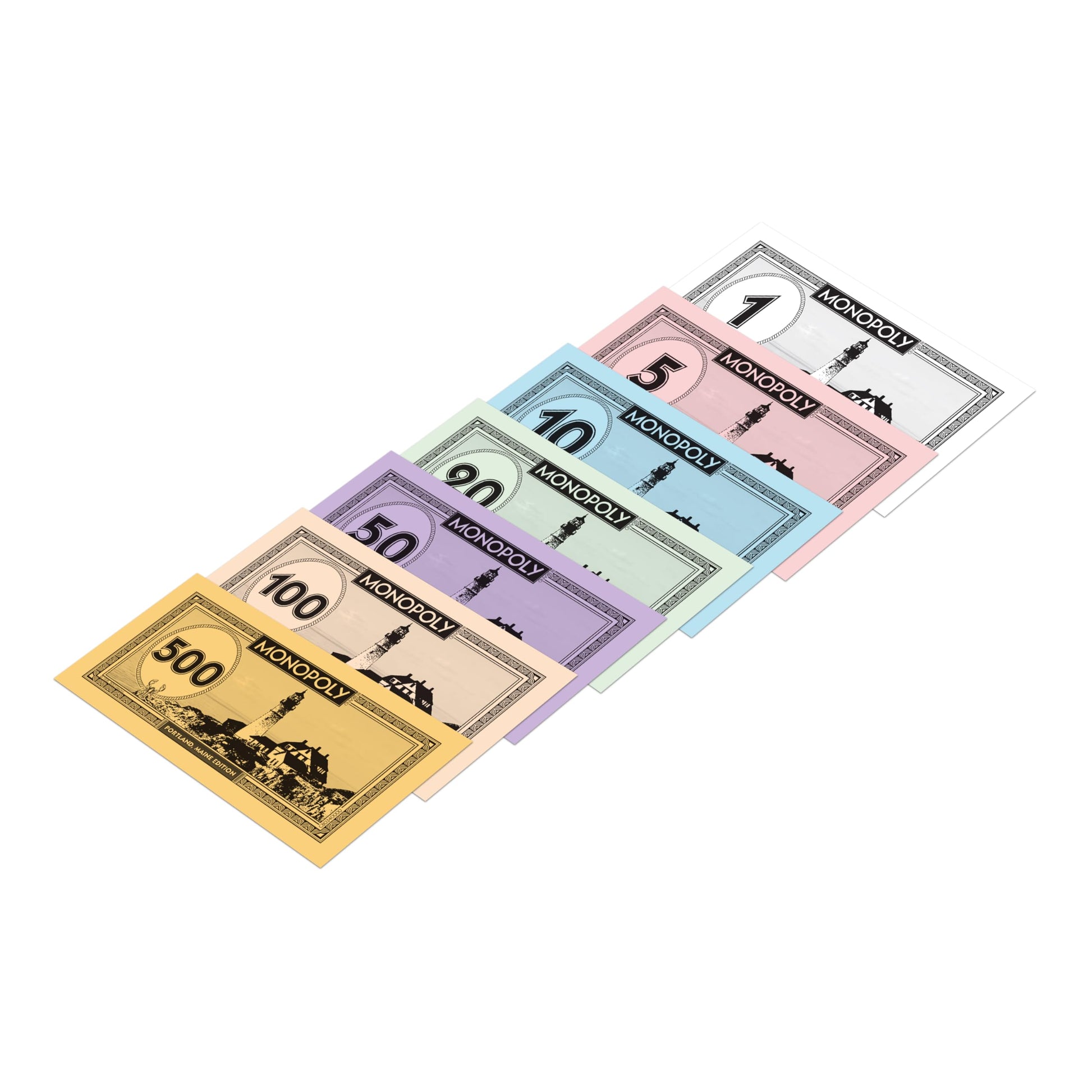 Monopoly Board Game Portland ME Edition: 2-6 Players Family Board Games for Kids and Adults, Board Games for Kids 8 and up, for Kids and Adults, Ideal