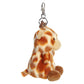 Aurora Palm Pals 4" Safara Giraffe Adorable Clip-On