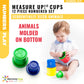 Discovery Toys Measure UP! Cups | Educational Stacking & Nesting 12 Piece Numbered Set| Kid-Powered Learning | STEM Toy Early Math Childhood