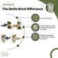 Battle Brick 1.6 Inches Tall US Army Rangers Custom Collectible Minifigures| Genuine Military Minifig | Custom Tactical Gear | Modern Warfare | Great