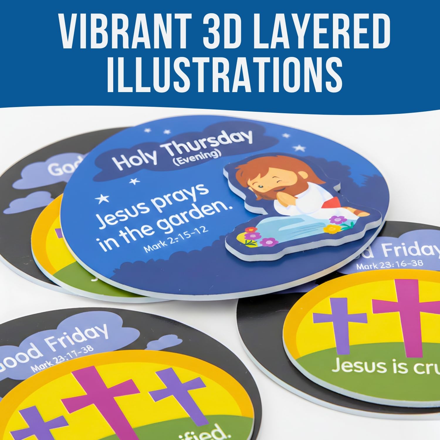 Fun Express Religious Holy Week Box Craft Kit - 3.5" x 1.75" (Pack of 6) - Ideal for Church, Sunday School & Home Projects