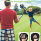Qrooper Toss and Catch Game with Soft Balls & Sticky Baseball Gloves, Green
