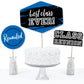 Big Dot of Happiness Reunited Blue - Royal Blue School Class Reunion Party Centerpiece Sticks - Table Toppers - Set of 15