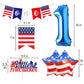 Little Firecracker Birthday Party Decorations 4th of July 1st Birthday Party Supplies Glittery Little Firecracker Banner High chair Banner