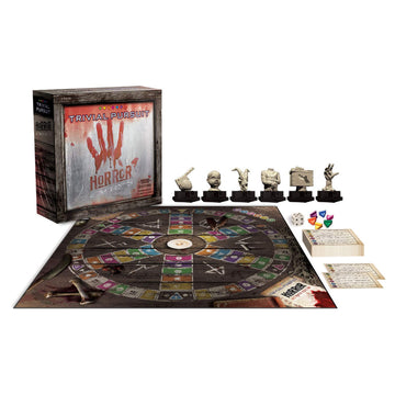 Trivial Pursuit Horror Ultimate Edition | Trivia Game Featuring 1800 Questions from Classic Films & Books | Collectible Trivia Board Game for Fans