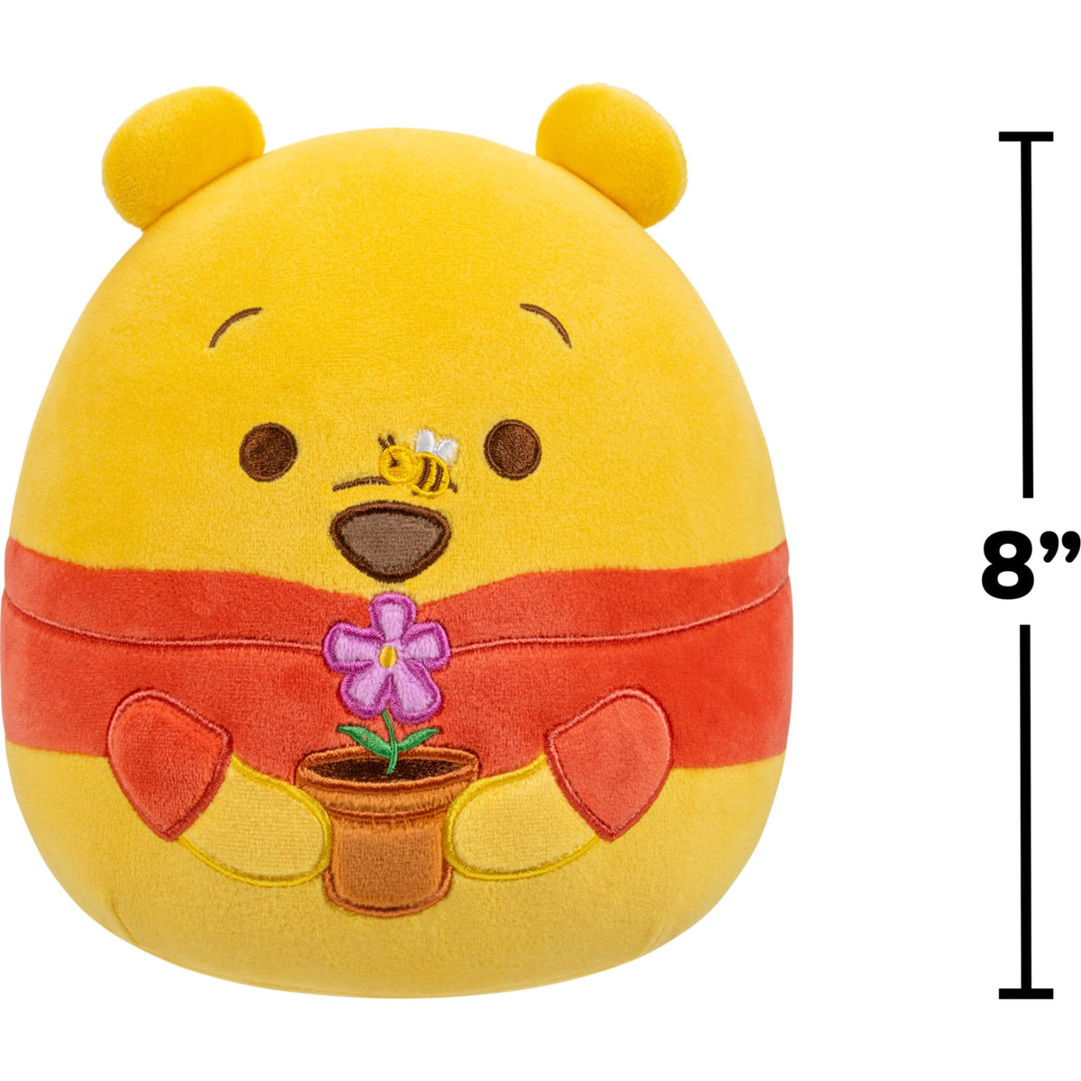 Squishmallows Original 8in Disney Winnie the Pooh with Bee and Flower