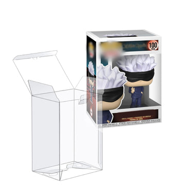 Ellie Dang Designs Premium Protector Case Compatible with Funko 4" Inch Pop Vinyl Figures - Ultra Clear, Heavy Duty 0.5mm Thick, Protective Film