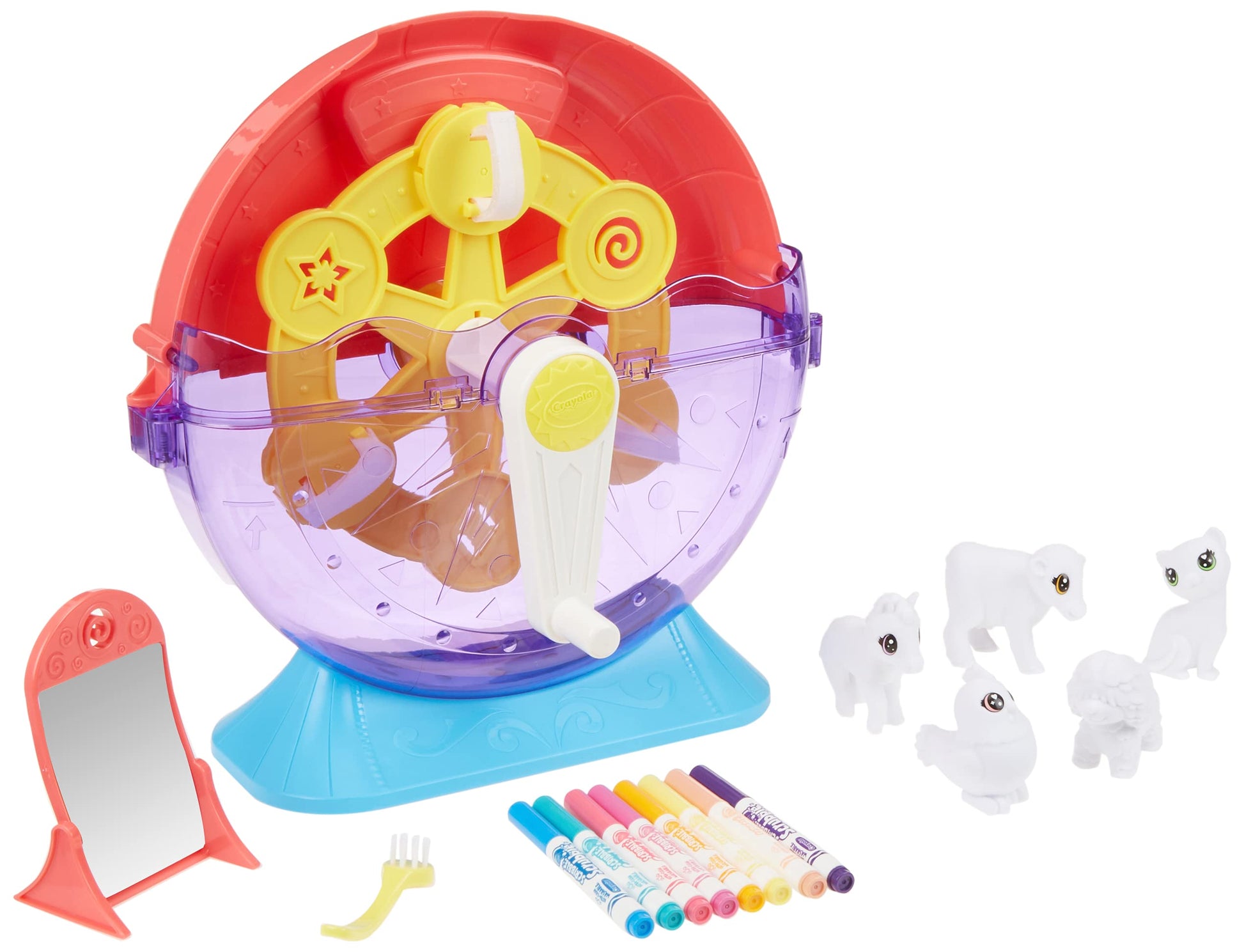 Crayola Scribble Scrubbie Pets Carnival Playset, Pet Grooming Toy, Animal Toys for Girls & Boys, Gift for Kids, Ages 3+