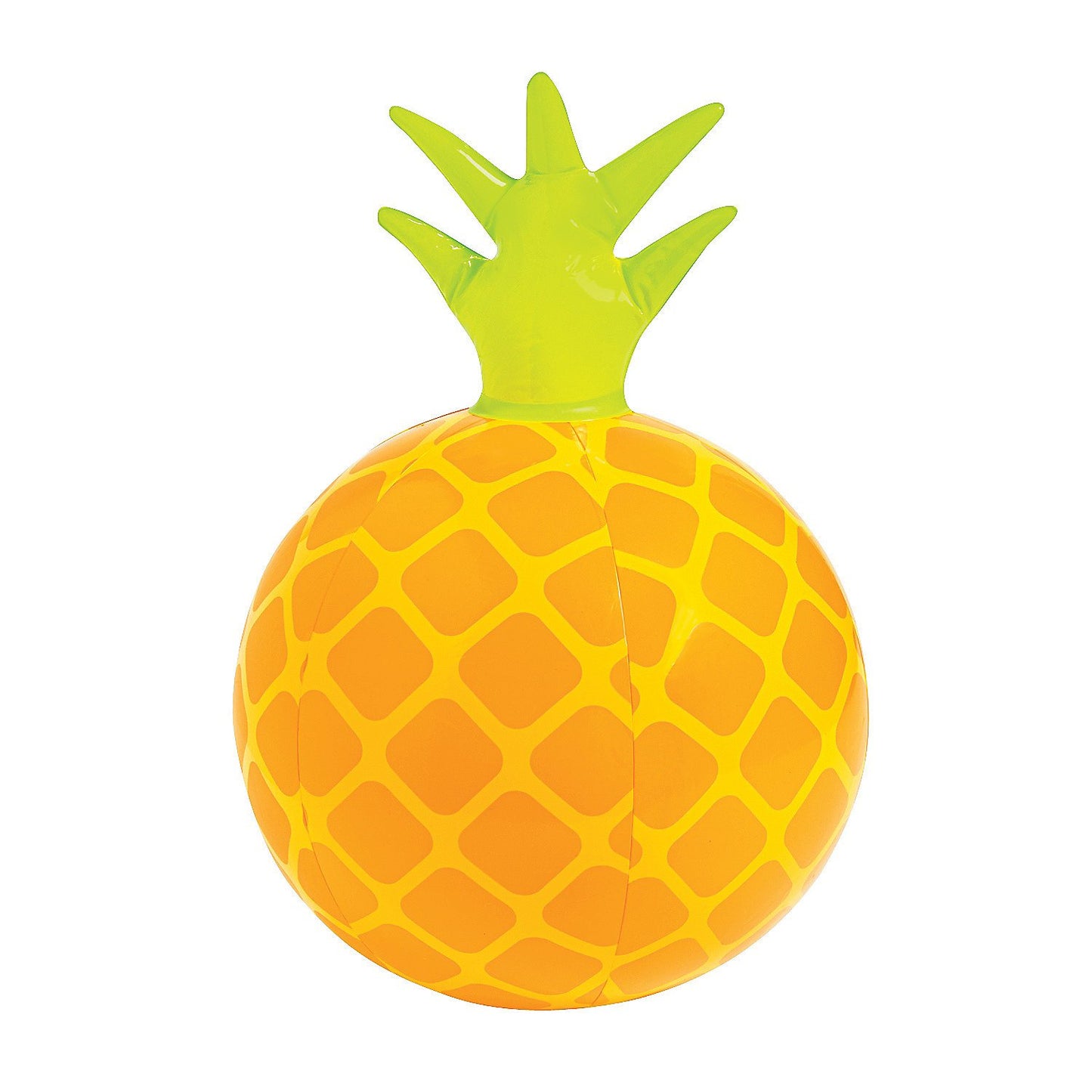Fun Express Inflatable Pineapple Beach Ball - 12 Pieces