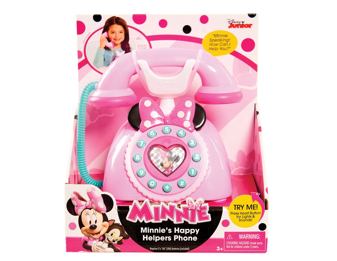 Just Play Girls Minnie Happy Helpers Rotary Phone Playset