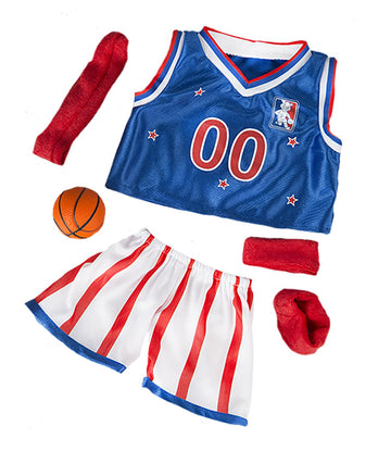 All Star Basketball Uniform Teddy Bear Clothes Fits Most 14" - 18" Build-a-Bear and Make Your Own Stuffed Animals