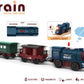 Battery Operated Train for Wooden Track, 3Pcs Motorized Train Toy for 3 4 5+Years Old Boy Girl Toddlers, Electric Trains Compatible with Thomas