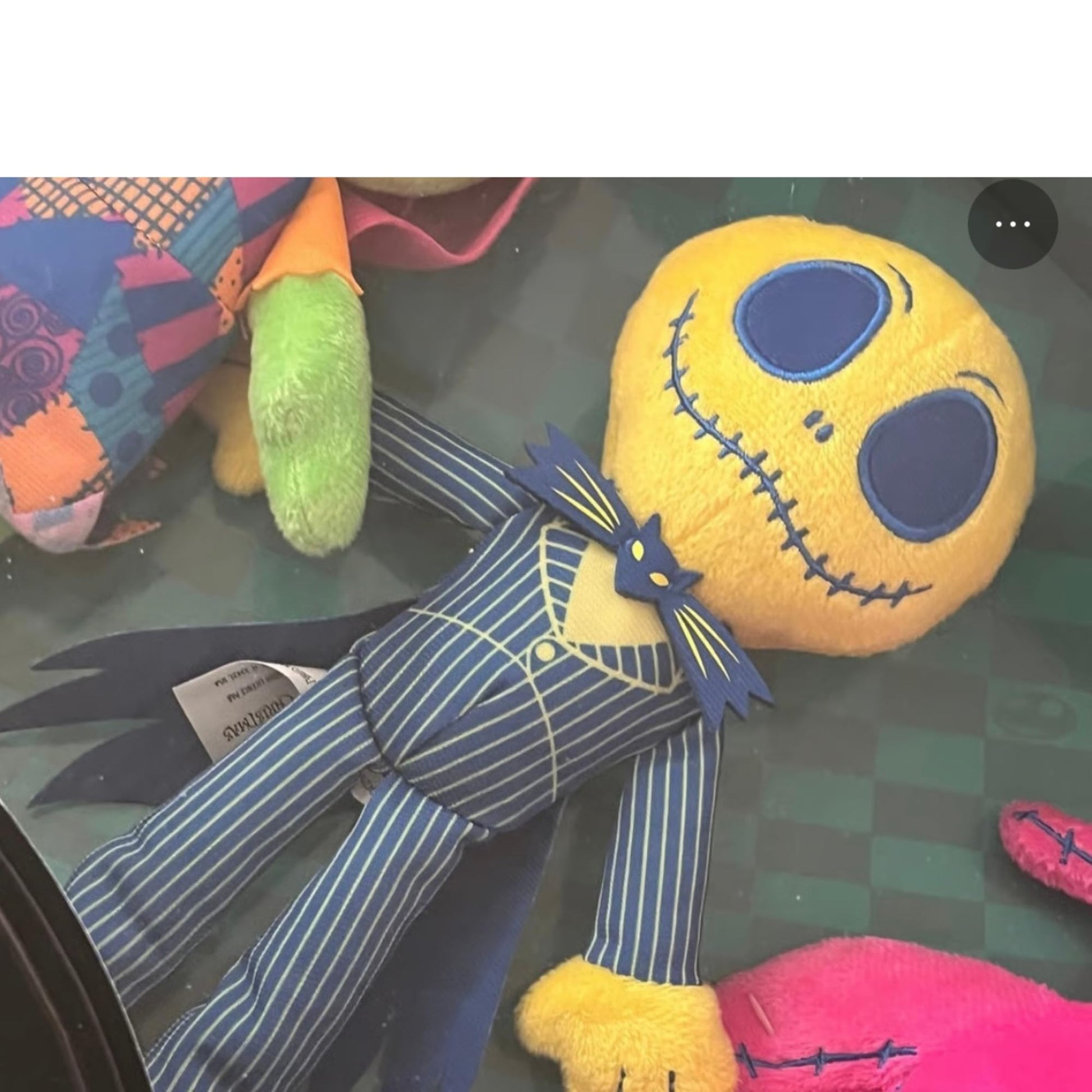 Disney Tim Burton's The Nightmare Before Christmas Neon Plush Collectors Set | Holiday 2024 Limited Edition | Neon Plush 4 Piece Set