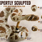 Safari Ltd. Western Diamondback Rattlesnake Figure, 5.75" Snake Replica