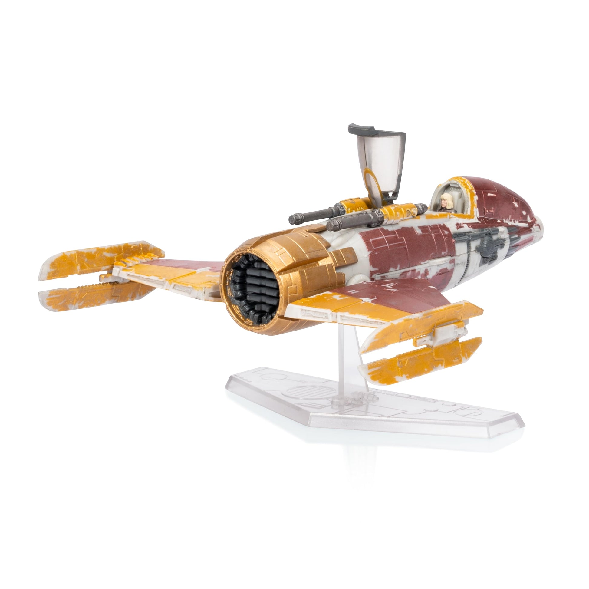 Star Wars Micro Galaxy Squadron Fiend Fighter - 5-Inch Vehicle with 1-Inch Micro Figure Accessory