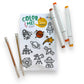 A Brighter Year Color-Your-Own Sticker Bundle, Space & Science Edition -3-Pack of 8.5” x 5.5” Sheets of 10 Stickers Each - Each Sticker is 1.5-2” x