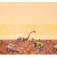 BLUE PANDA Plastic Tablecloth - 54 x 108 in, Brown, 3 Pack - Disposable & Reusable Tablecloth for Dinosaur Birthday Party & Party Decorations